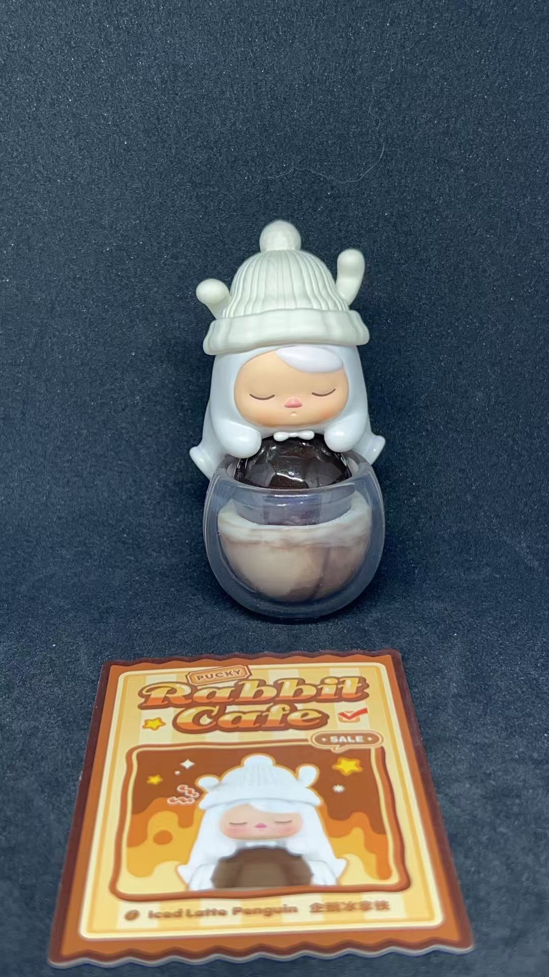 Iced Latte Penguin - Pucky Rabbit Cafe - POPMART