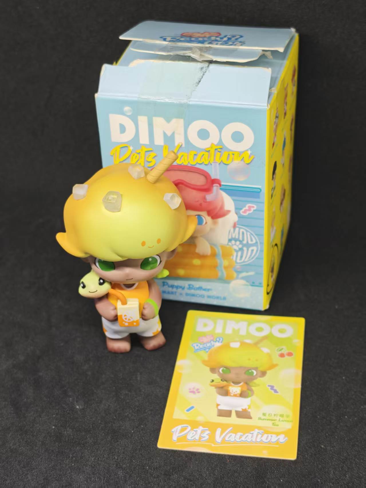 Summer Lemon Tea - Dimoo Pets Vacation Series - POP MART