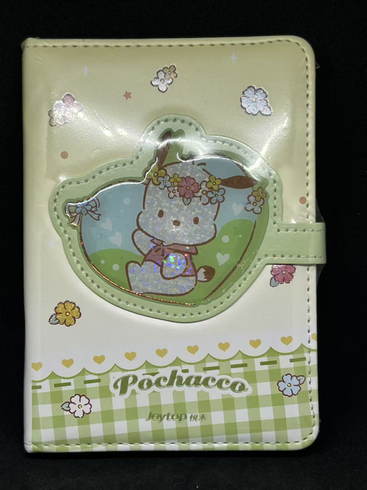 Pochacco - "Flower Fantasy" A6 Magnetic Notebook - Sanrio