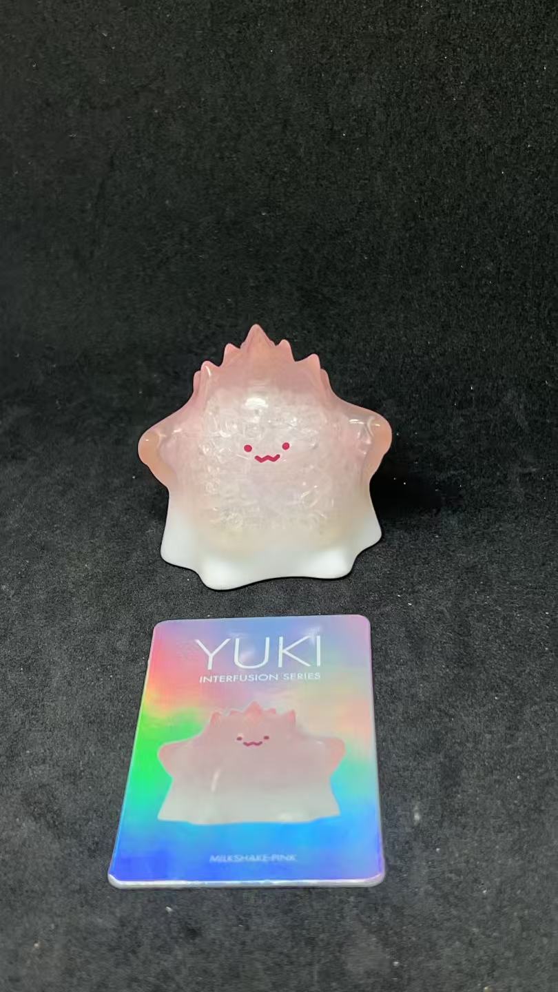 Milkshake pink - Yuki #3 Sofubi Kaiju Interfusion Series Blind Box Series - Lang x POP MART (Copy)