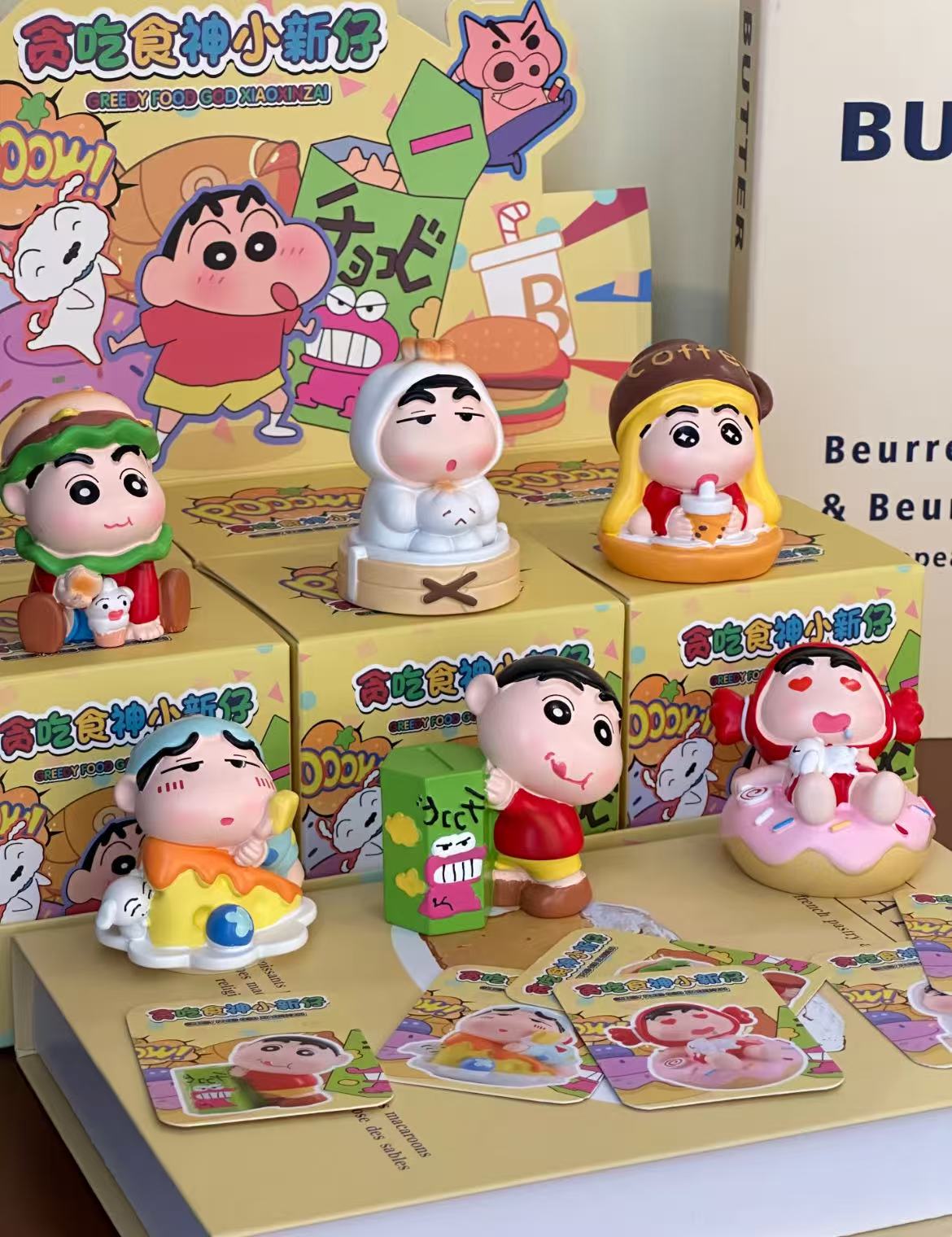 Greedy Food God Crayon Shin Chan Blind Box Series